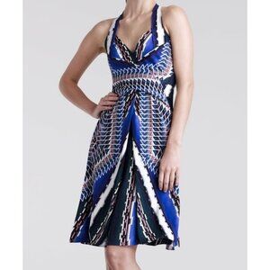 Peter Pilotto Che VSL Racerback Printed Dress $636